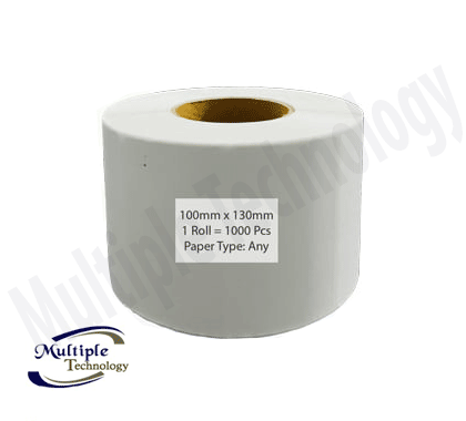 100mm x 130mm Barcode Label Sticker